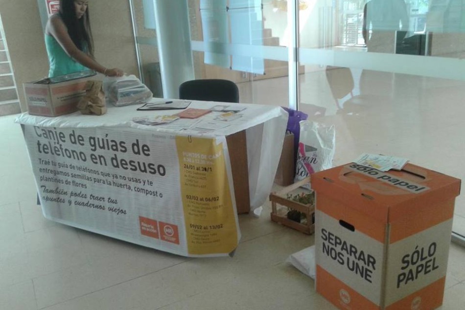 21929 | Campaña de recepción de guías telefónicas, apuntes y cuadernos en desuso - Secretaría de Servicios Públicos y Medio Ambiente