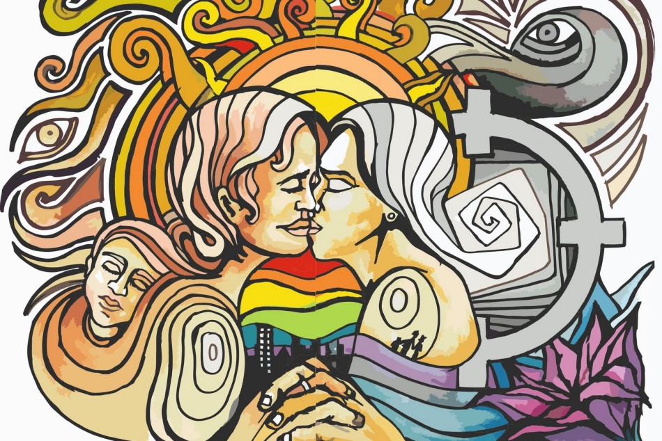 47848 | Mural Rosario libre de lesbofobia realizado por la organización Las safinas - Gentileza