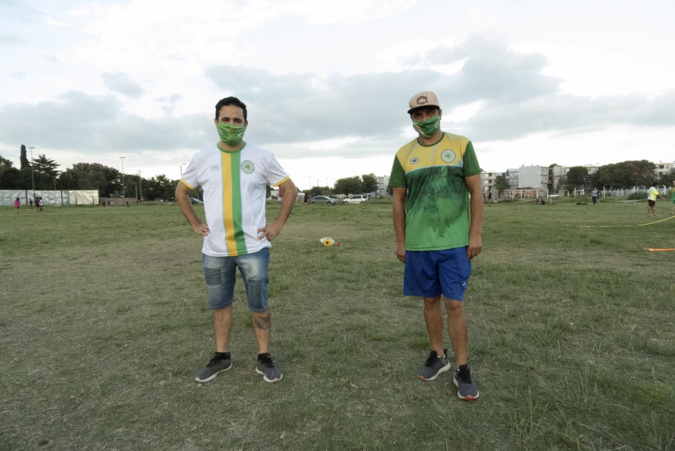 297856 | Antonio Silva (der.), junto al director de Asistencia y Empoderamiento de las Víctimas - Claudia Cagnone