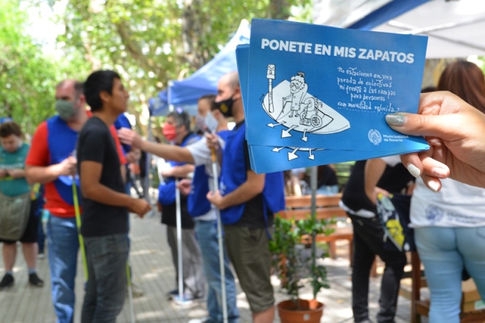 338883 | Campaña «Ponete en mis zapatos en plaza San Martín» - Movilidad