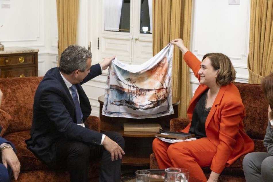 392319 | Javkin mantuvo un encuentro bilateral con la alcaldesa de Barcelona - Gentileza