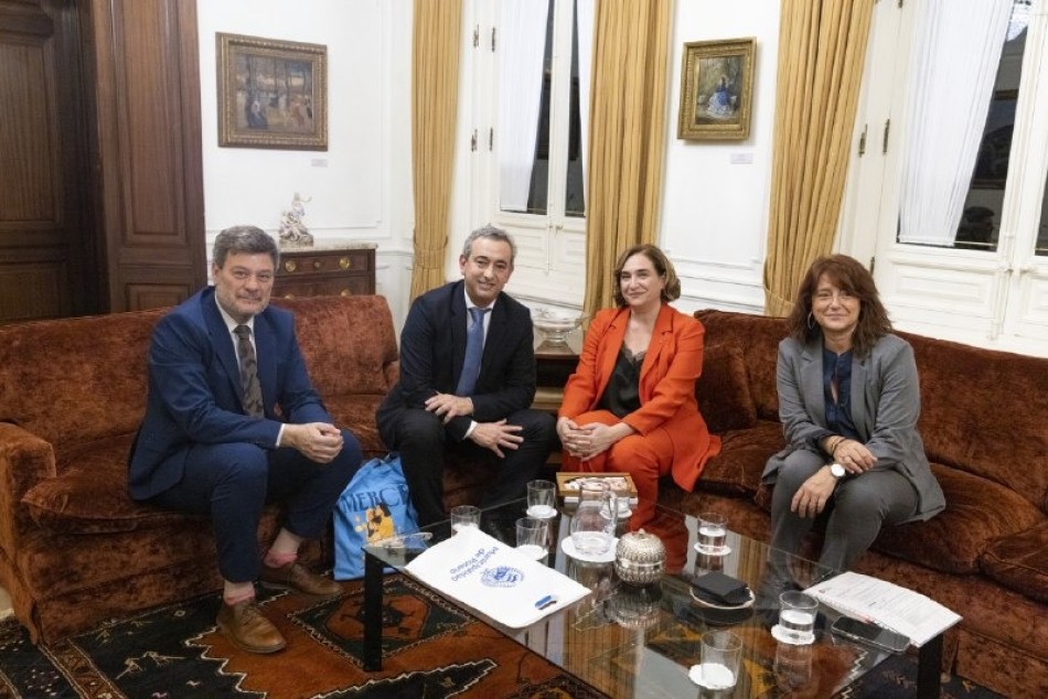 392318 | Javkin mantuvo un encuentro bilateral con la alcaldesa de Barcelona - Gentileza