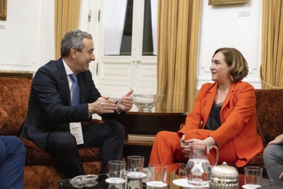 392321 | Javkin mantuvo un encuentro bilateral con la alcaldesa de Barcelona - Gentileza